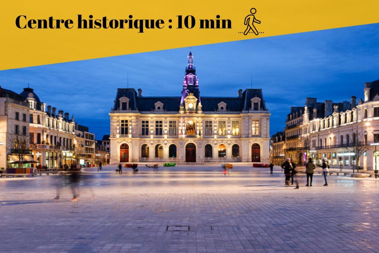 Le Duplex By Goodbnb - Proche Gare - 15Min Futuroscope Poitiers Ngoại thất bức ảnh